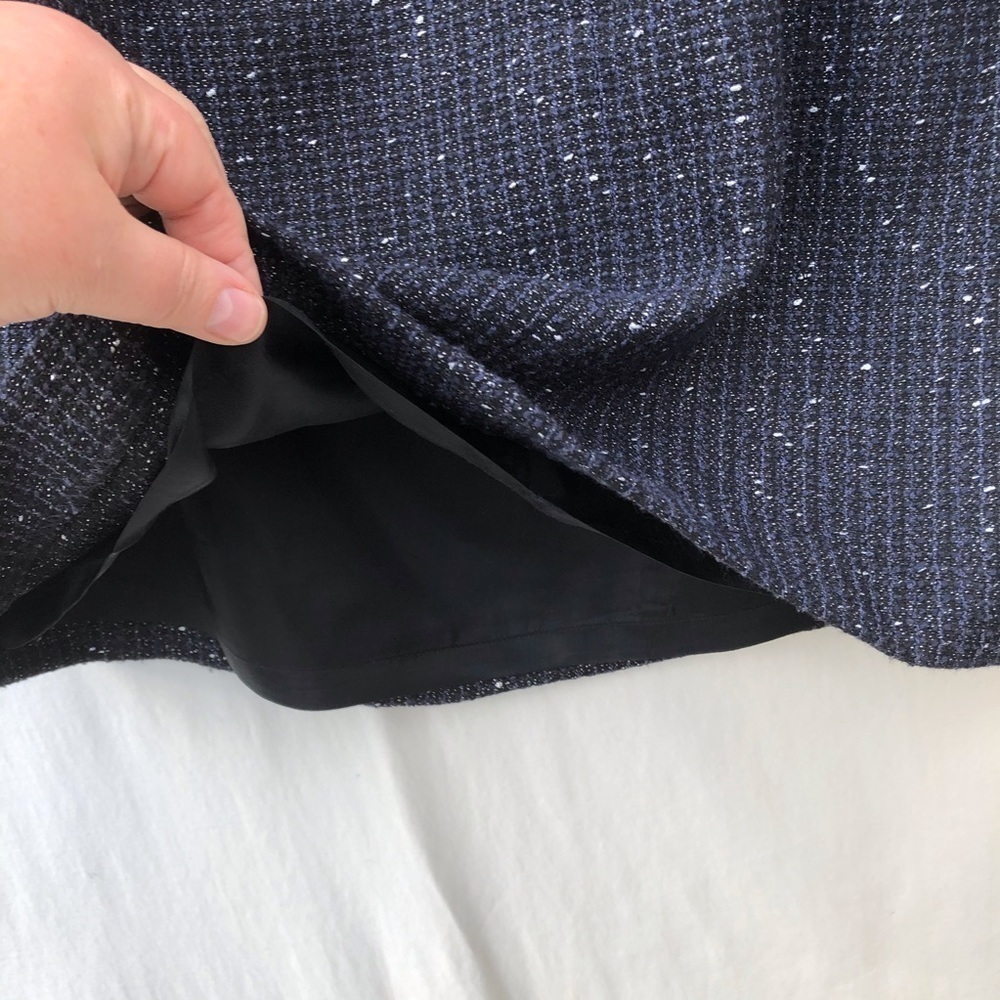 Ann Taylor Loft Tweed skirt with sparkle 12 - Picture 6 of 6